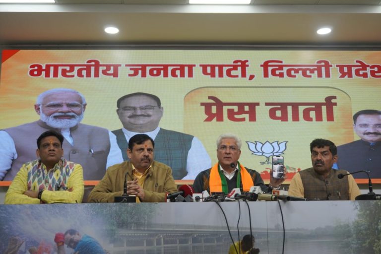 बिजवासन से ‘आप’ प्रत्याशी सुरेन्द्र भारद्वाज पर कई गंभीर आरोप: कैलाश गहलोत