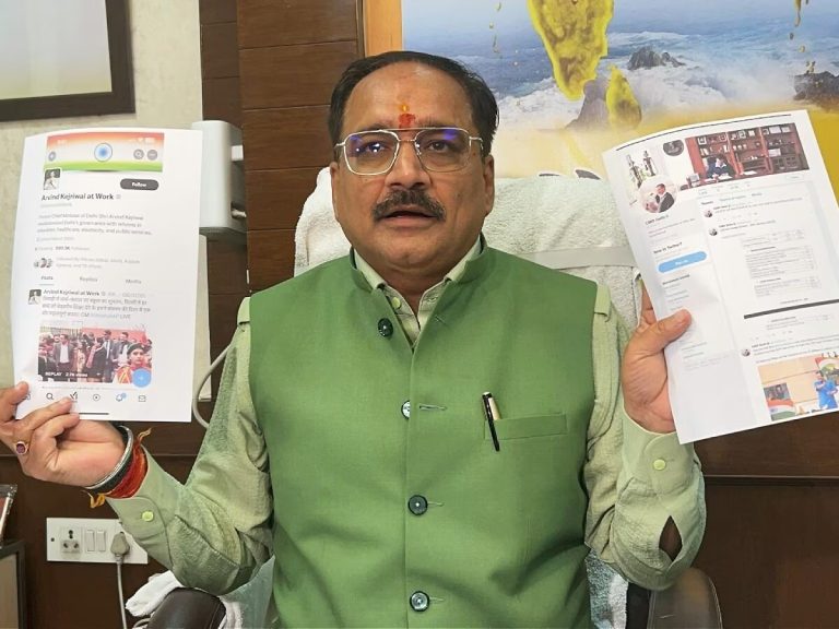 दिल्ली भाजपा अध्यक्ष ने उपराज्यपाल से की कार्यवाहक मुख्यमंत्री आतिशी के खिलाफ कार्रवाई की मांग