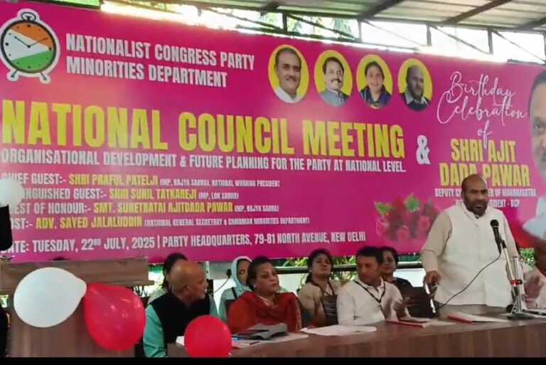 जलालुद्दीन ने अजित पवार को जन्मदिन पर दिया स्नेह भरा संदेश