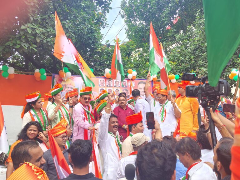 केशवपुरम में भव्य तिरंगा यात्रा – देशभक्ति और एकता का अद्वितीय संगम