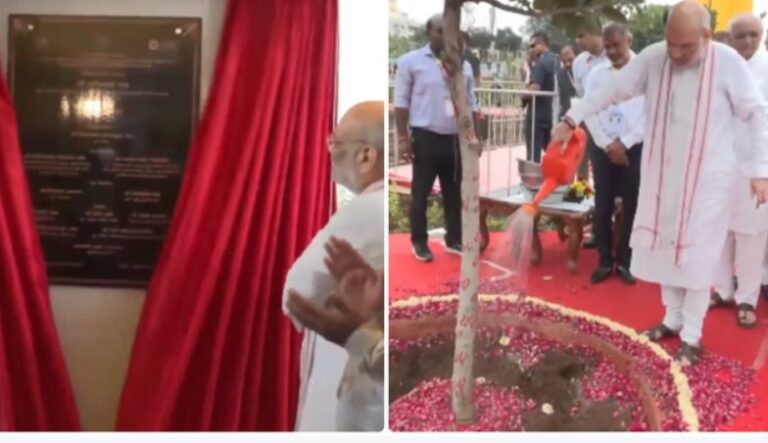 अमित शाह ने अहमदाबाद में ‘एक पेड़ माँ के नाम’ अभियान और शहरी स्वास्थ्य केंद्र का किया उद्घाटन