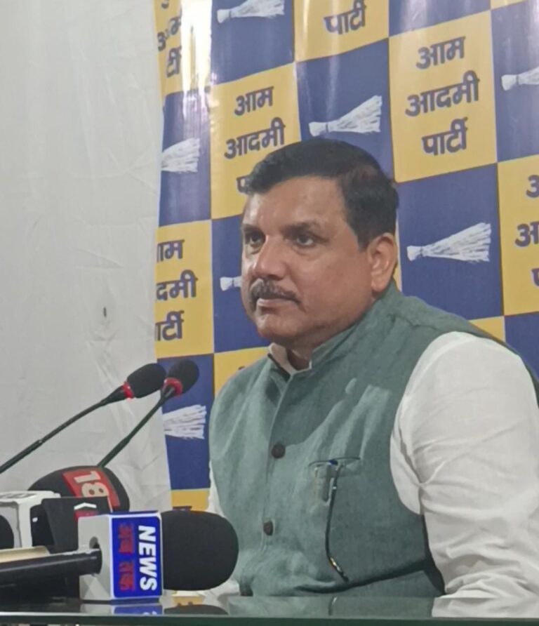 जनता की आवाज़ दबाने की साज़िश – संजय सिंह का मोदी सरकार पर बड़ा हमला