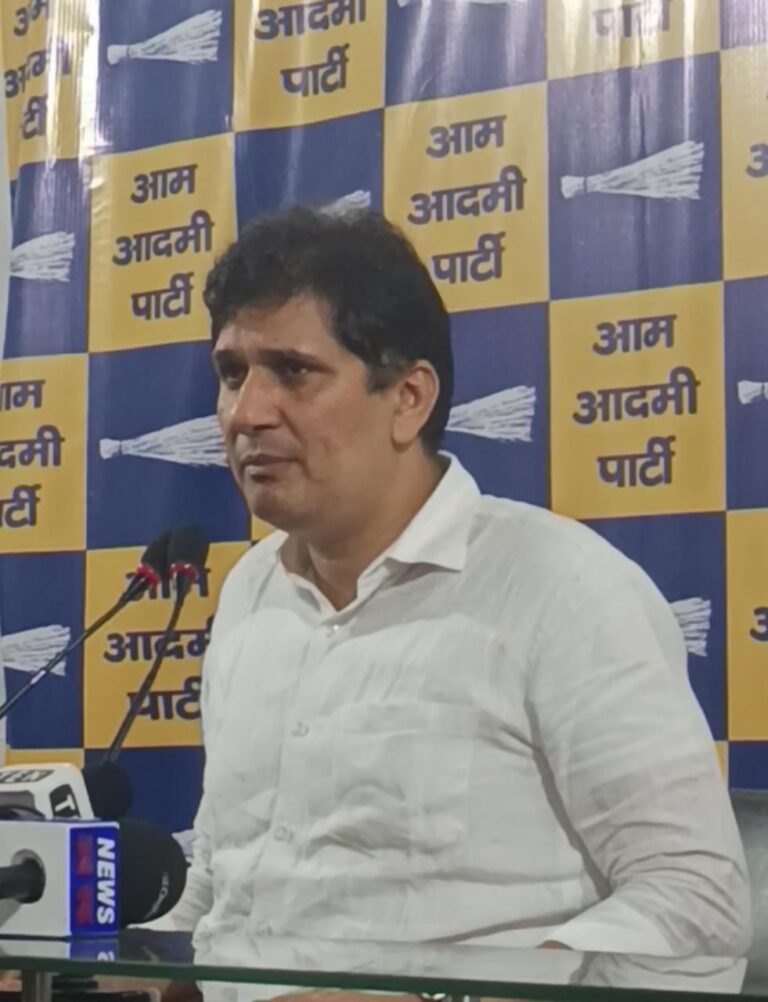 भाजपा पर सौरभ भारद्वाज का बड़ा हमला