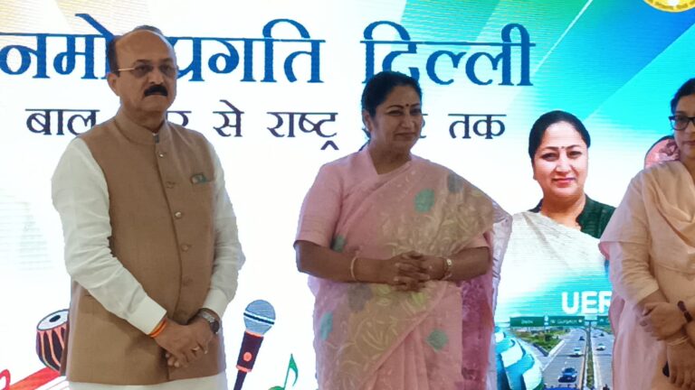 प्रधानमंत्री नरेंद्र मोदी के जन्मदिन पर नमो प्रगति दिल्ली- बाल स्वर से राष्ट्र स्वर तक गीत का शुभारंभ