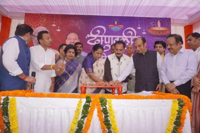 दिल्ली भाजपा का दिवाली मंगल मिलन समारोह धूमधाम से सम्पन्न, पत्रकारों संग मनाया गया दीपोत्सव