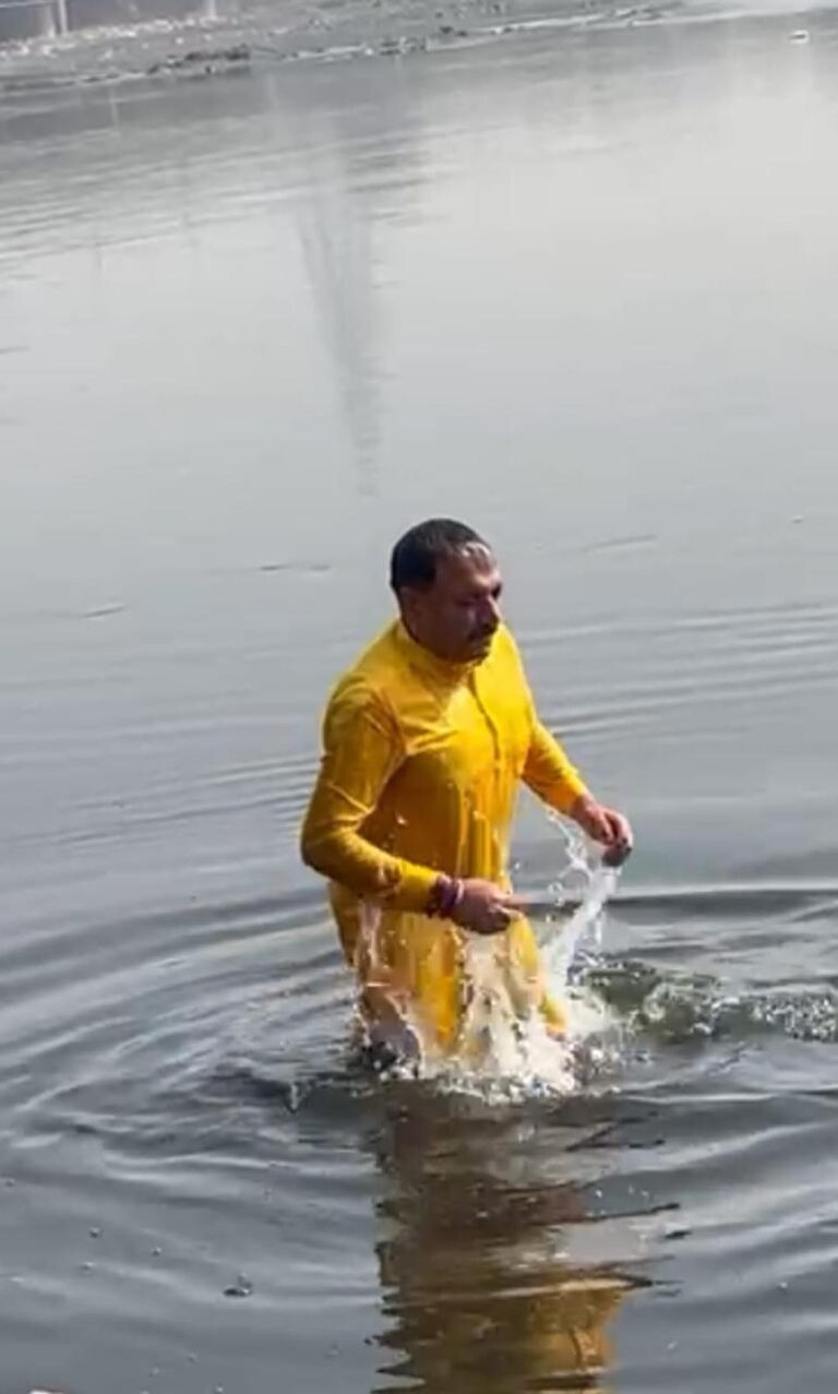 दिल्ली में यमुना का कायाकल्प रेखा गुप्ता सरकार के आठ माह में स्वच्छ हुई राजधानी की जीवनरेखा – भाजपा अध्यक्ष वीरेन्द्र सचदेवा