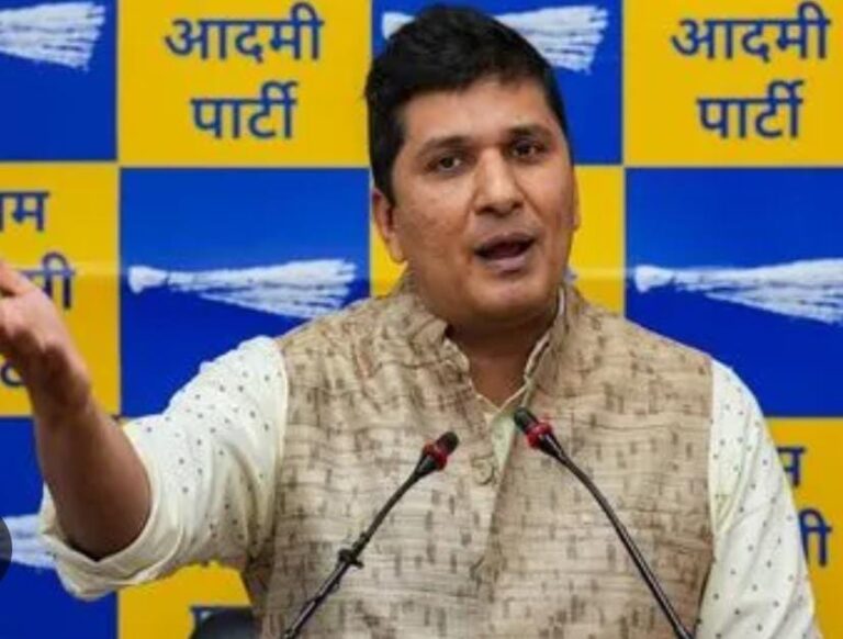 आम आदमी पार्टी का बड़ा आरोप भाजपा ने छठ पर झूठा दिखावा करने के लिए यूपी का पानी यमुना में डाइवर्ट किया – सौरभ भारद्वाज