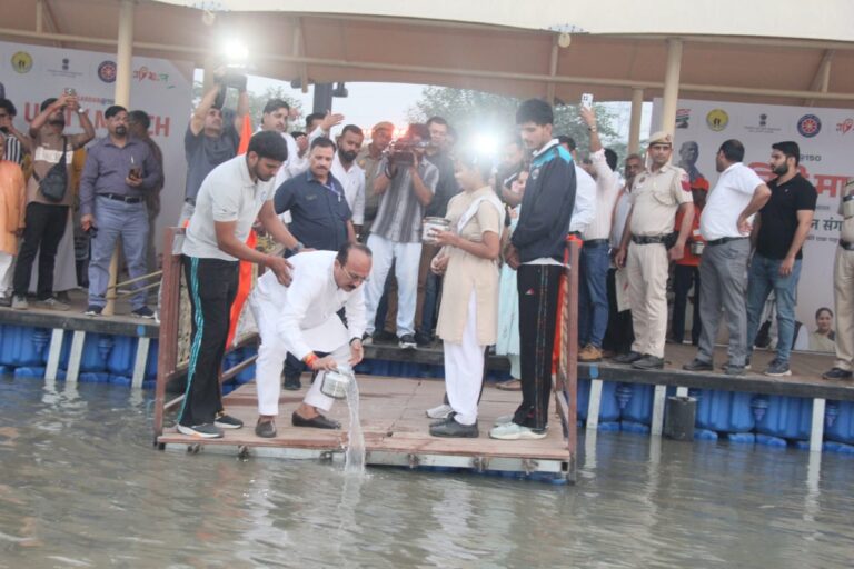 आशीष सूद ने शुरू किया जल संगम से जन संगम अभियान, विद्यार्थियों को बनाया एकता के दूत