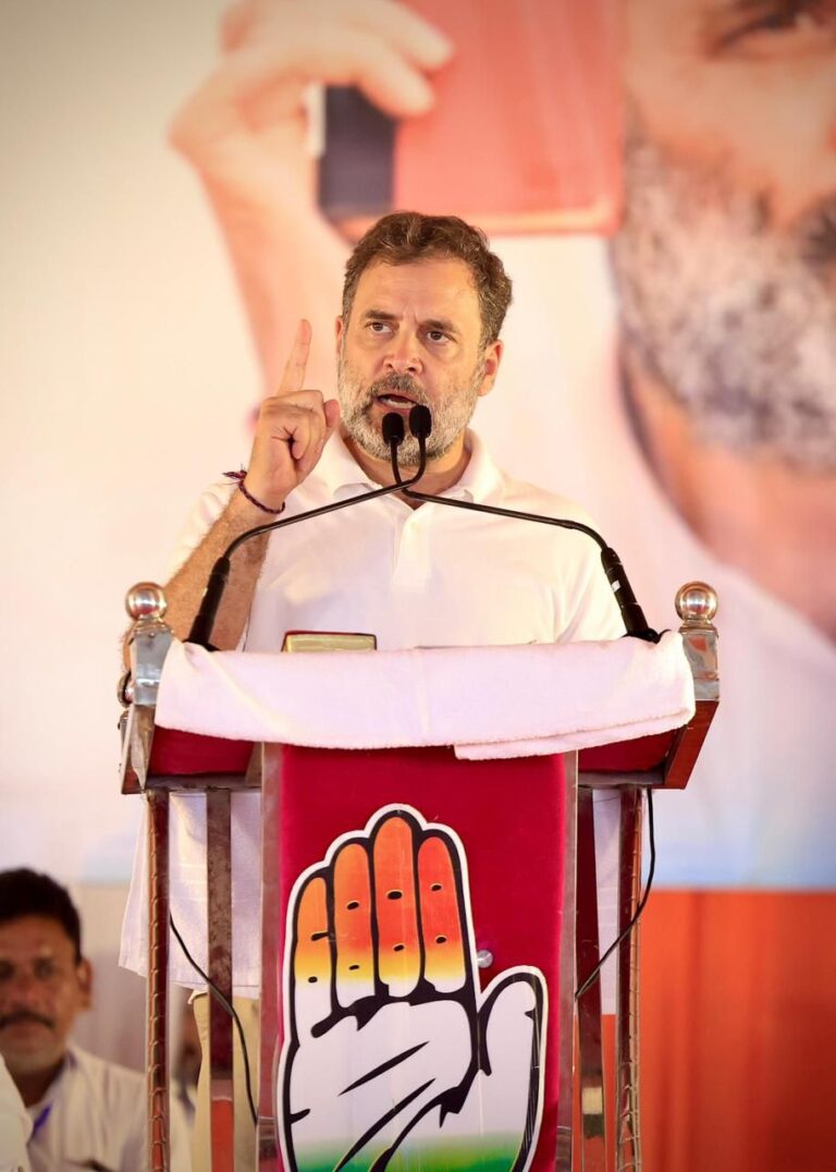 राहुल गांधी का नीतीश कुमार और मोदी सरकार पर करारा हमला — कहा, बिहार के युवाओं को मजदूर बना दिया, अब वोट चोरी की तैयारी!