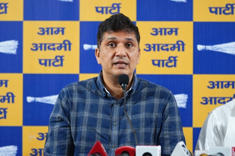 भाजपा सरकार ने फिर किया बाबा साहब अंबेडकर का अपमान – सौरभ भारद्वाज