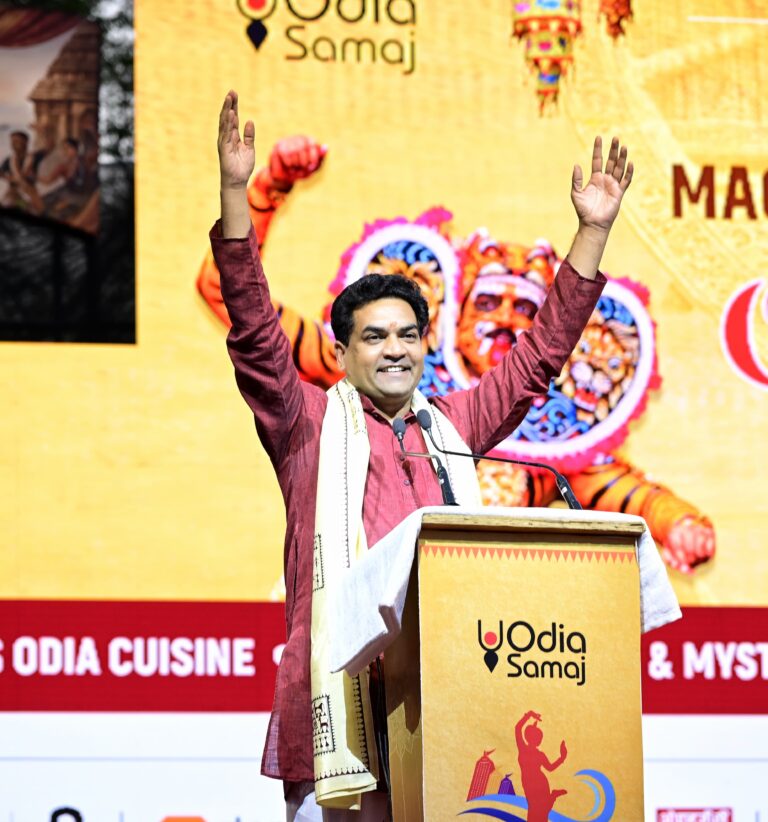 ओडिशा पर्ब 2026 में पहुंचे मंत्री कपिल मिश्रा, उड़िया समाज के योगदान को किया नमन