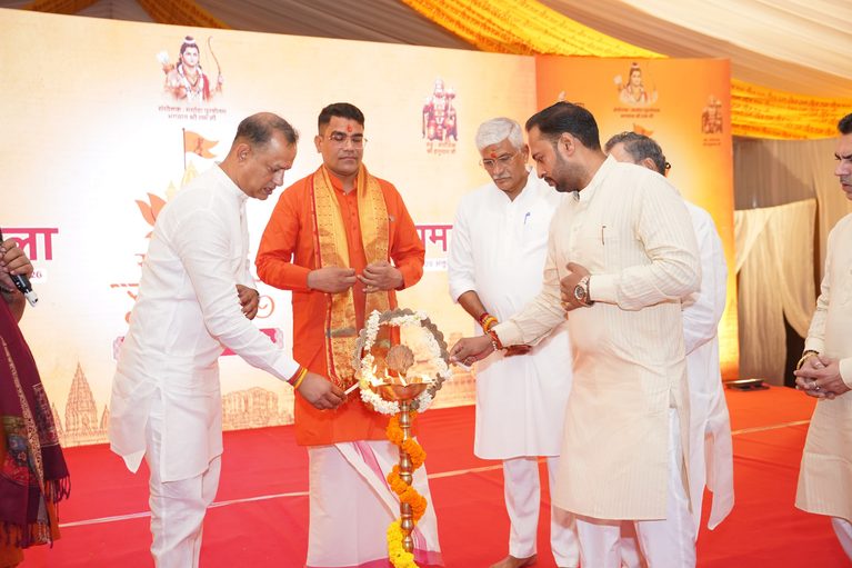 सनातन संस्कारम रामलीला 2026 का भव्य भूमि पूजन, 9 अक्टूबर से शुरू होगा रामलीला उत्सव